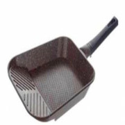 تابه گریل تک دسته استیک پز شیب دار گرانیتی کاندید سایز 32