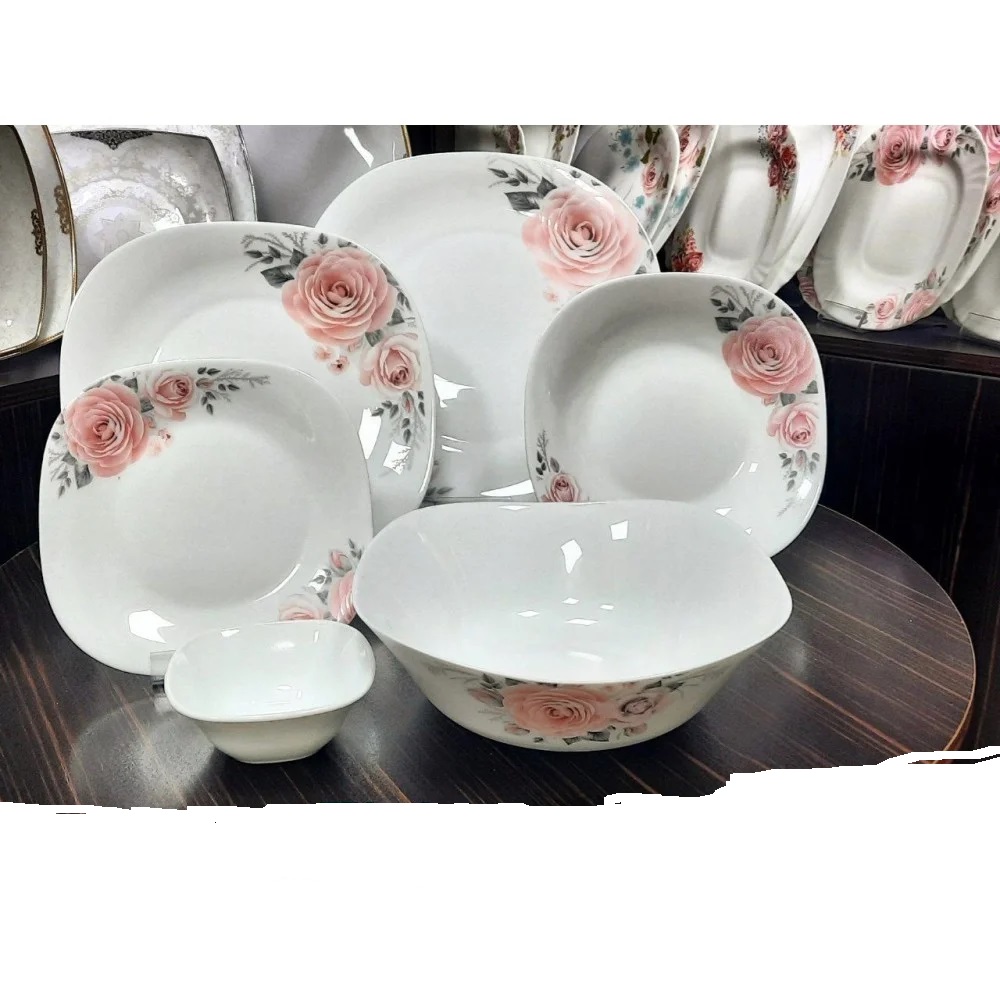 سرویس آرکوپال مقصود 26 پارچه مربع سزار